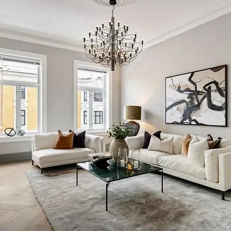 Appartement Elegant In Oslos Beautiful Street *